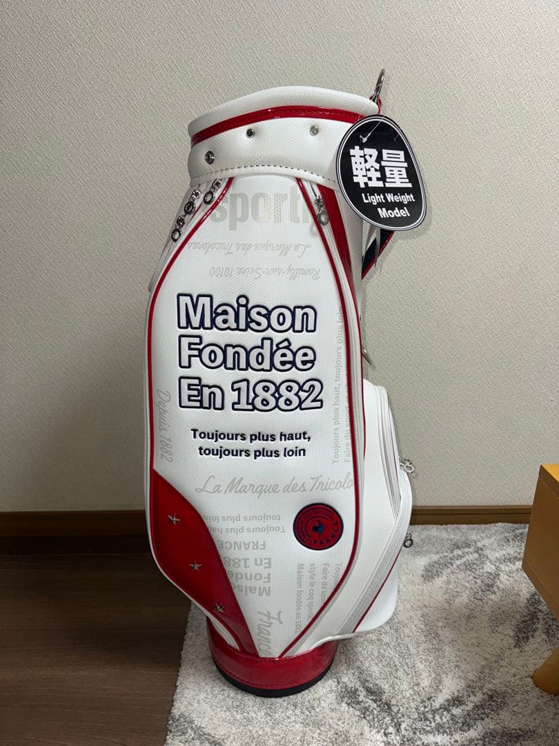 新品‼️ルコック　レディースキャディバック　８.５型　46インチ対応　軽量3kg
