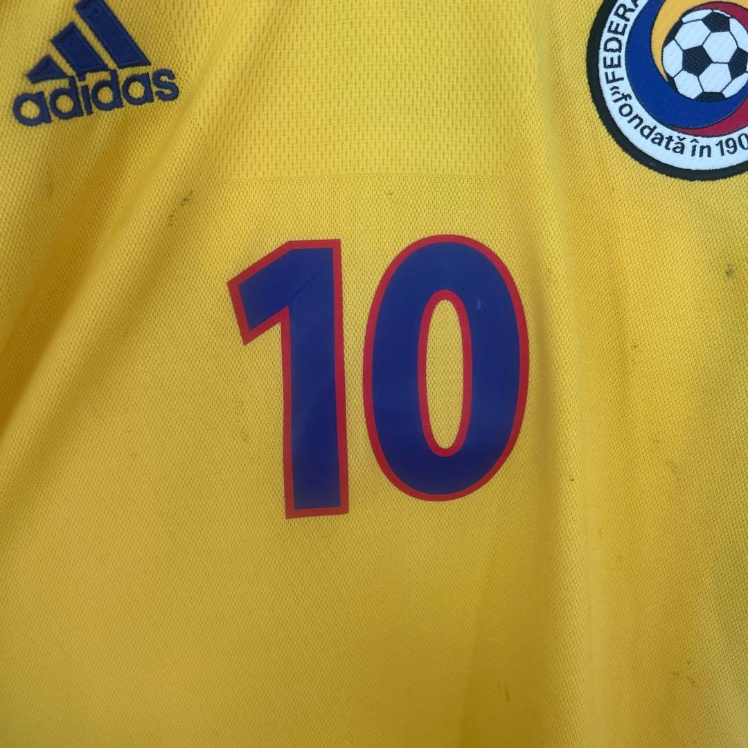 ルーマニア代表　ゲオルゲハジ　HAGI サッカー　ユニフォーム　アディダス