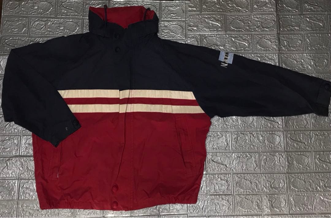 MENS nautica ノーティカ アウター M ネイビー×レッド
