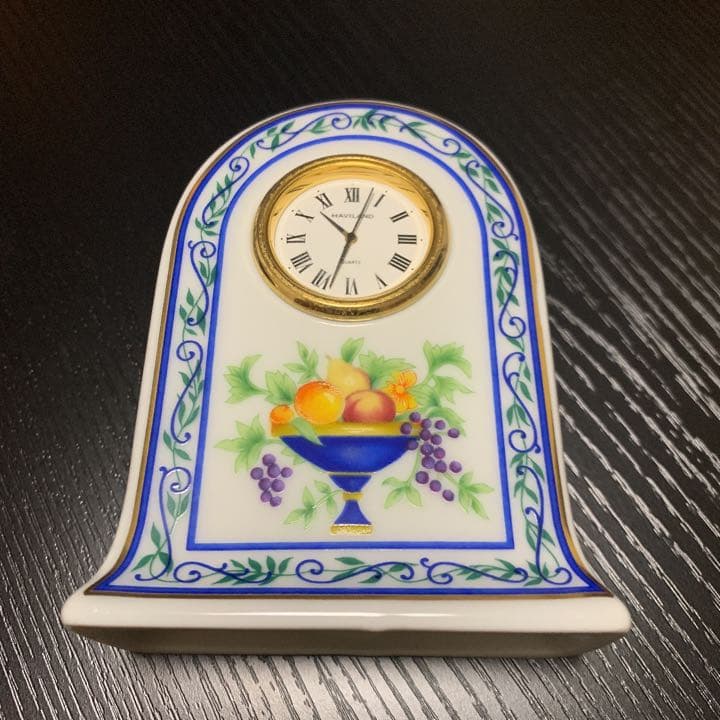 HAVILAND   アビランド  陶器置時計 稼働品