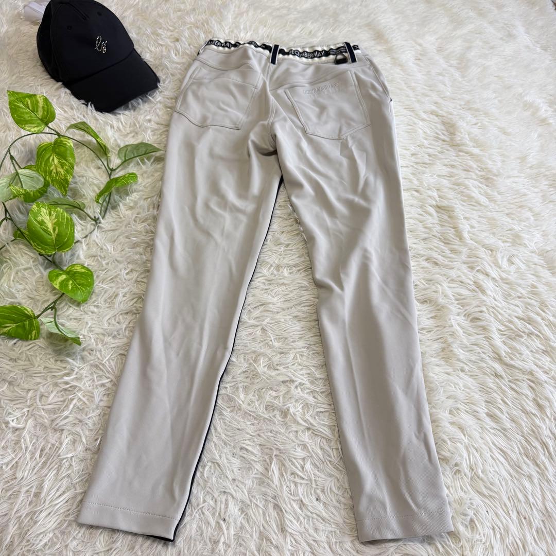 【ディセンバーメイ】美品 ストレッチパンツ グレー Sサイズ レディース