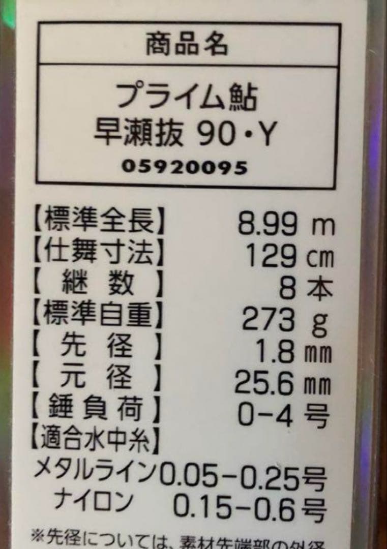 ⭐️プライム鮎90Ｙ　ジャンク