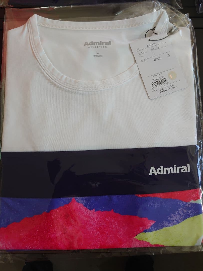 Admiral　未使用　テニス　レディス半袖シャツ　ATLA401