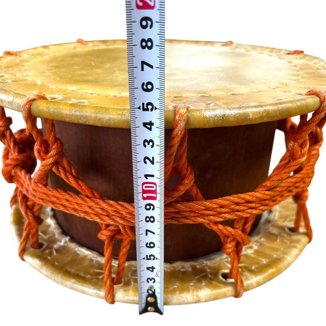 和太鼓 附締太鼓 鼓面約30.5cm 2個セット 平太鼓 伝統和楽器 現状品