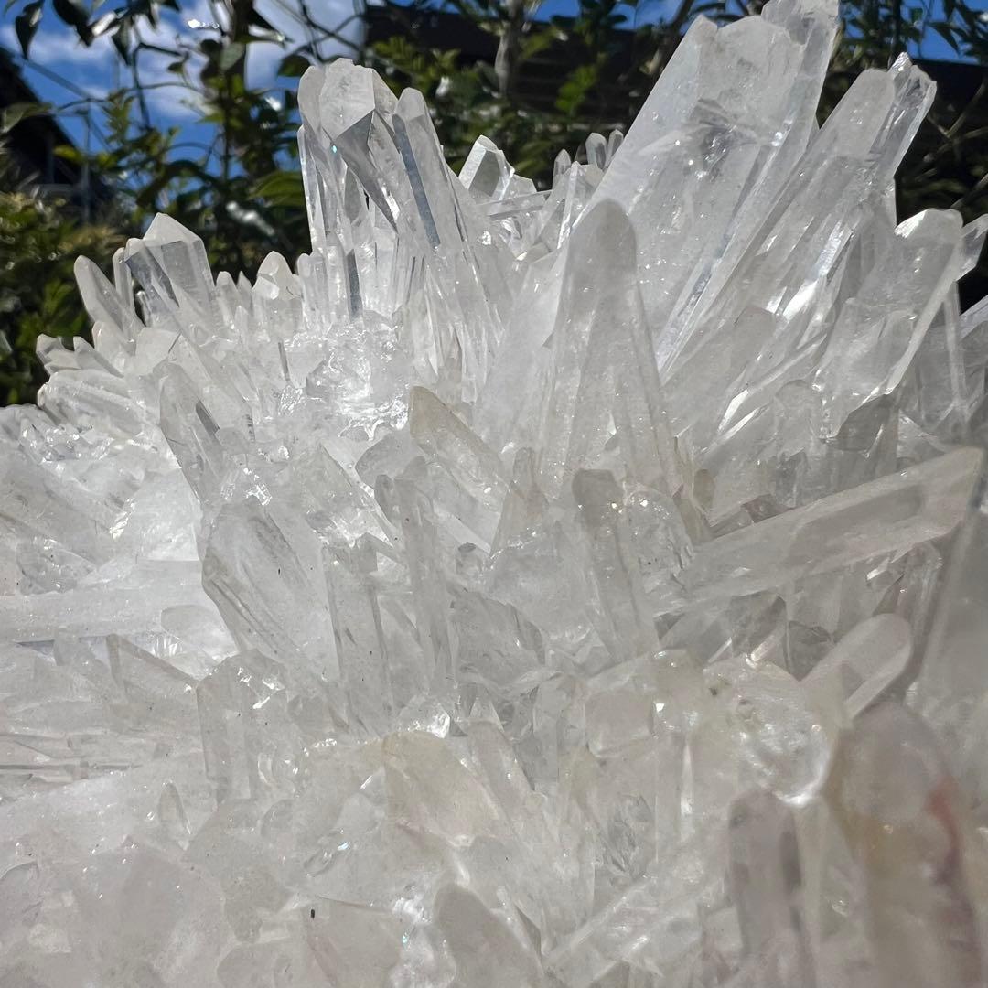✳️専用‼️トゲトゲ美美究極結晶✨キラキラ輝く極上特大クラスター✨水晶クラスター