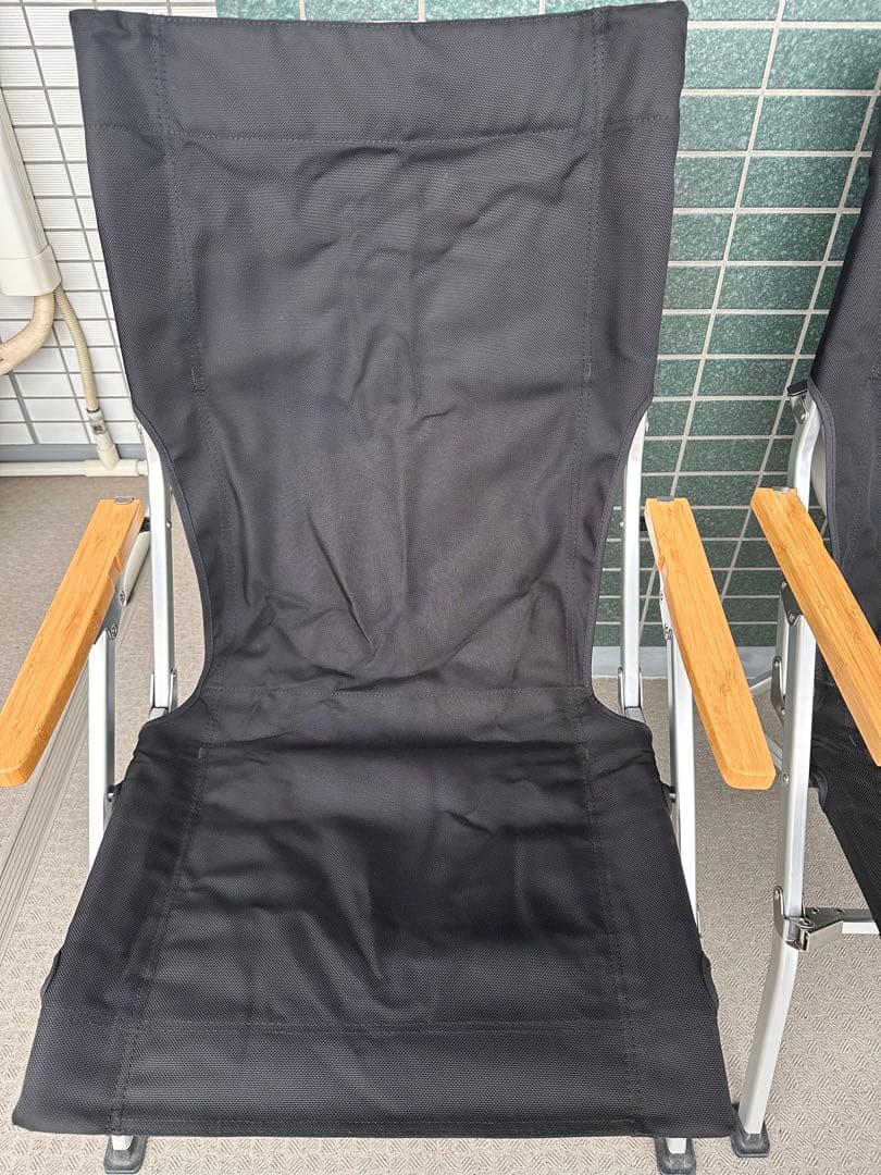  peak ローチェア30 ブラック 雪峰祭　2脚