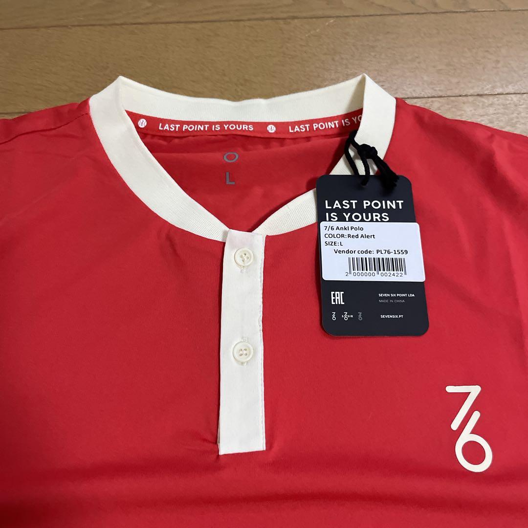 日本初上陸　76 セブンシックス　ゲームシャツ　テニスウェア　サイズL（XL）