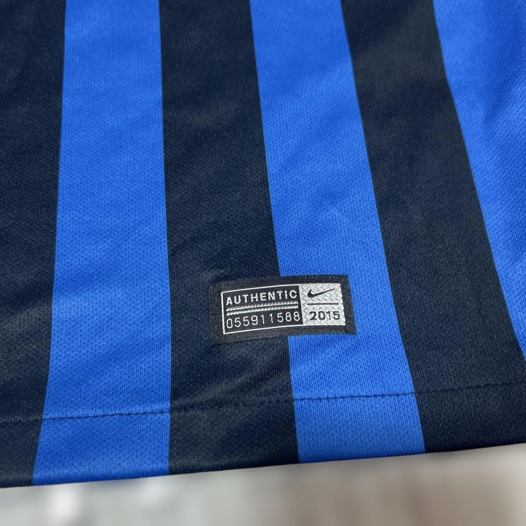 ほぼ未使用　ナイキ　インテルユニフォーム　2015 Lサイズ シャツ サッカー
