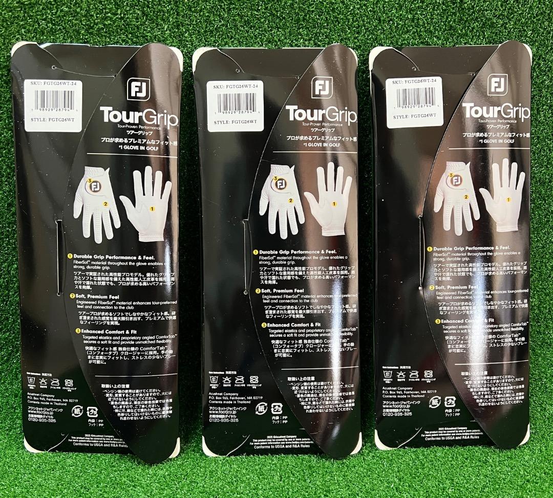 Footjoy TourGrip【ツアーグリップ】限定支給モデル　３枚セット