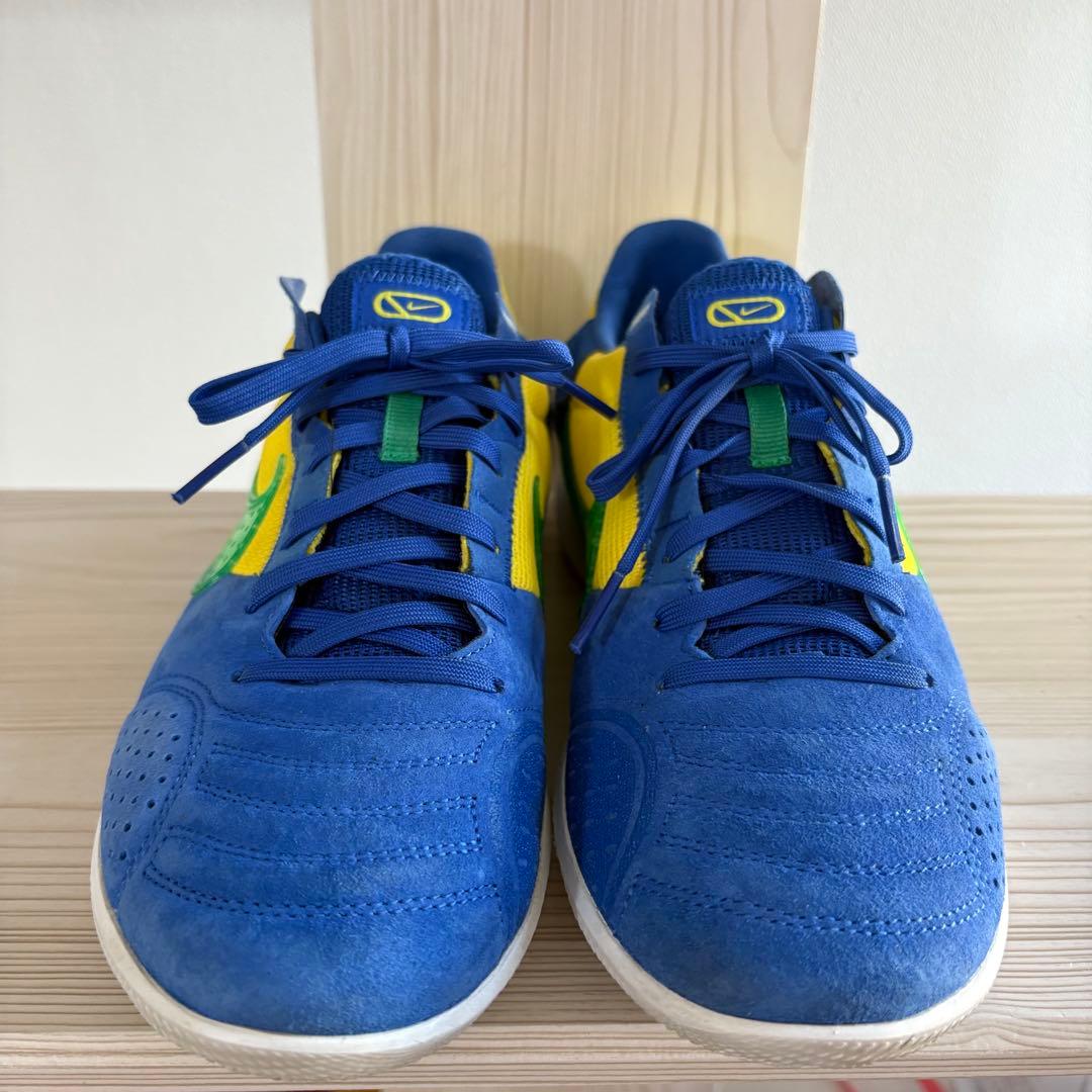 Nike フットサルシューズ ストリートガト　ブラジル　26.5 グリーンブルー