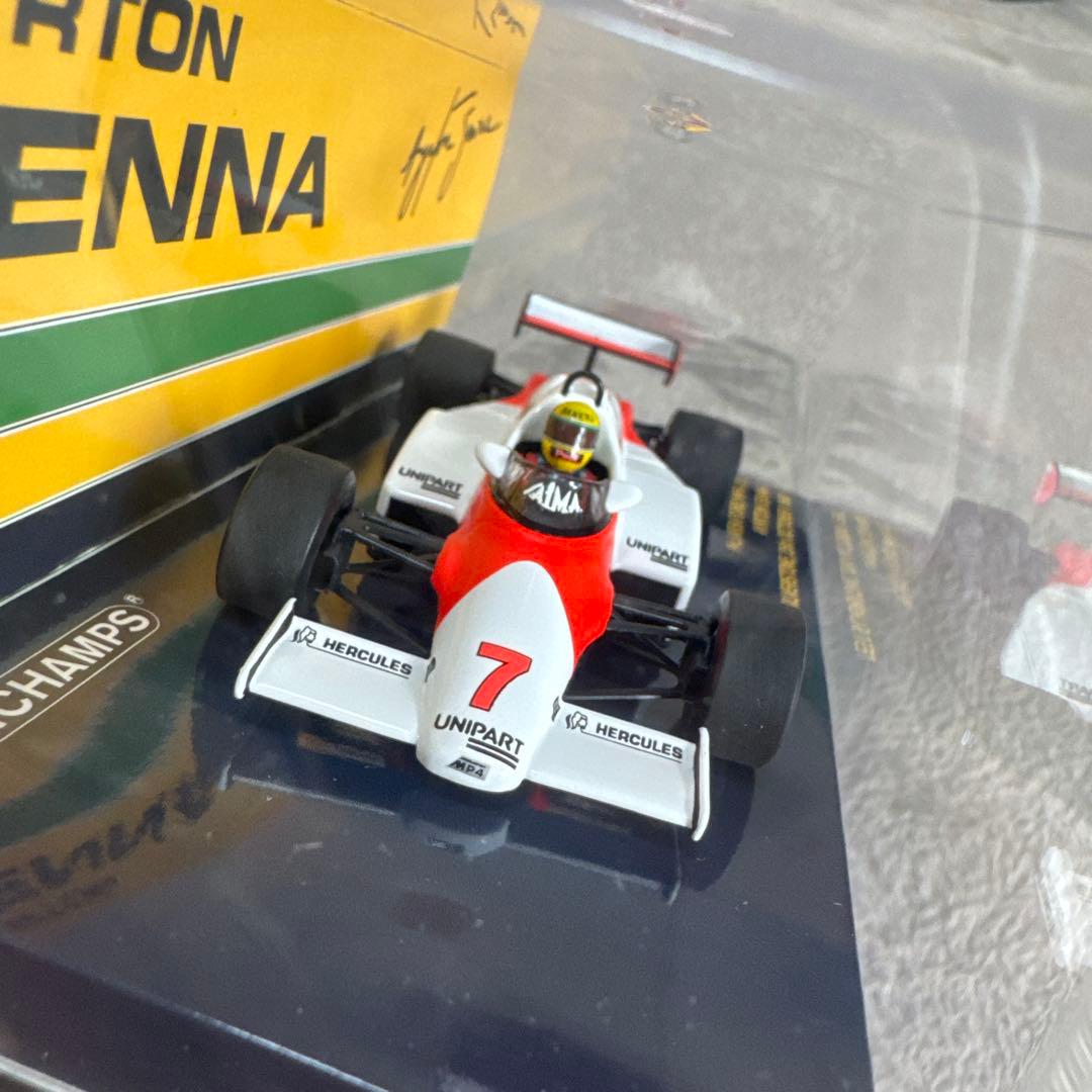 マクラーレン コスワース MP4/1C A.セナ シルバーストーン テスト
