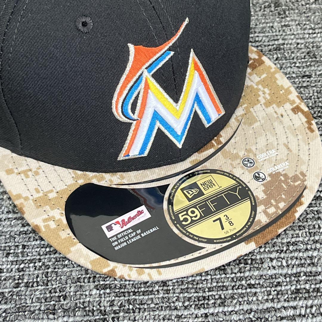 未使用激レア❗️NEW ERA Authenitic マイアミ・マーリンズキャップ