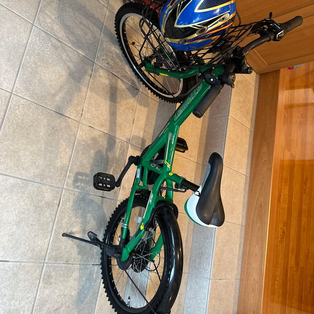 シマノ　自転車　キッズ　20インチ　グリーン