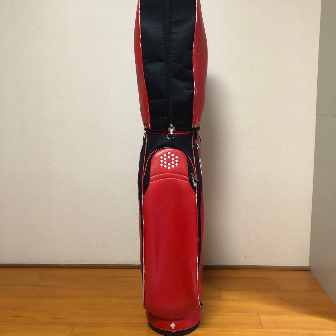 PUMA プーマ キャディバッグ レッド フード付き