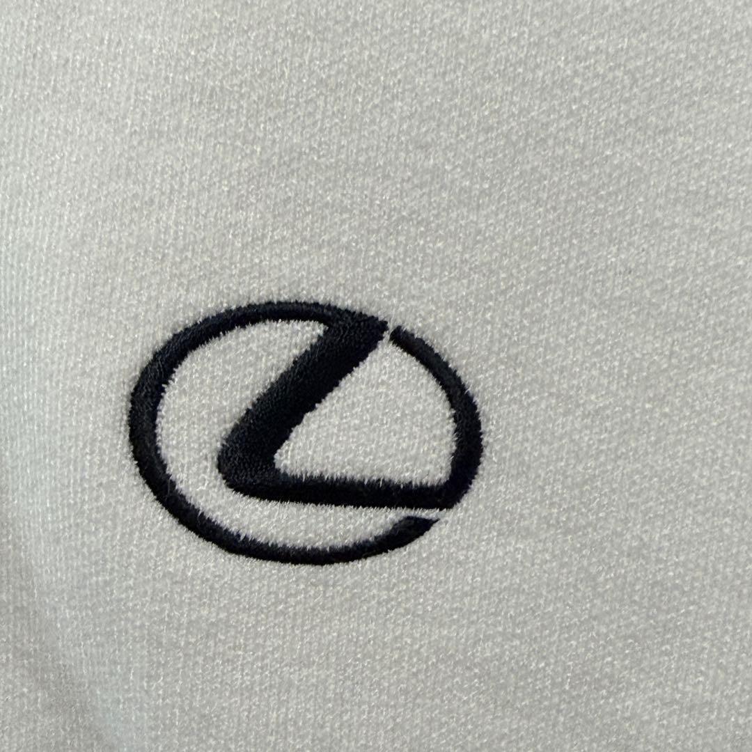 LEXUS ハイブリッド ニット ダブルジップ フーディ ホワイト M