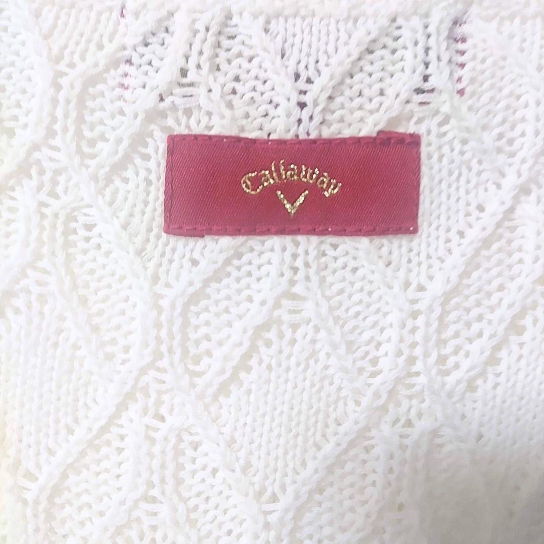 Callaway キャロウェイ ケーブル編み　薄手ニット　プルオーバー　美品