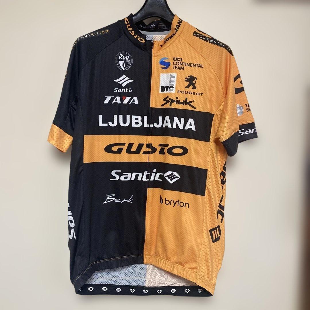 GUSTOサイクルジャージとビブショーツのセット　２ＸＬ