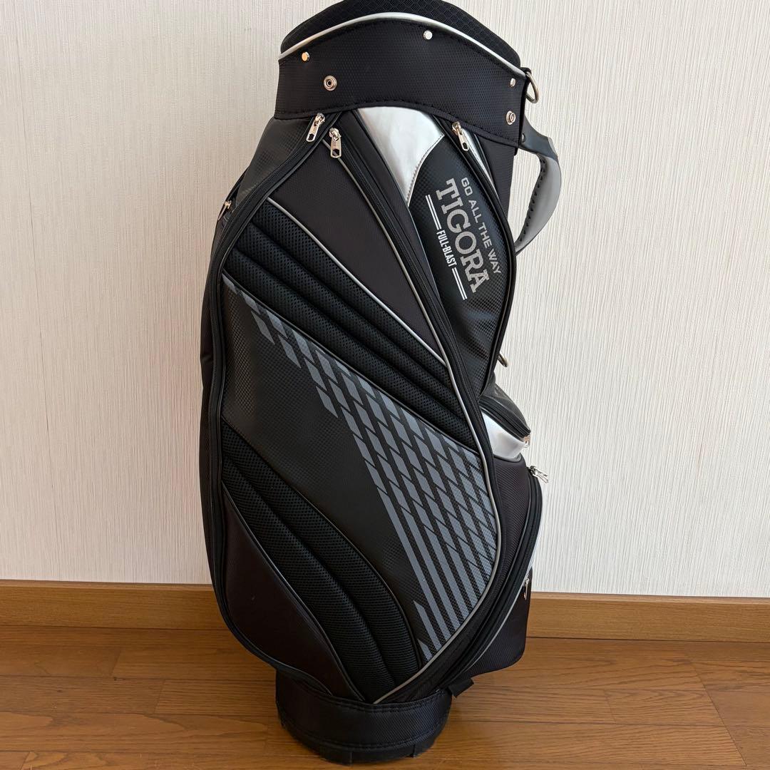 TIGORA 軽量 キャディバッグ 9型 ブラック
