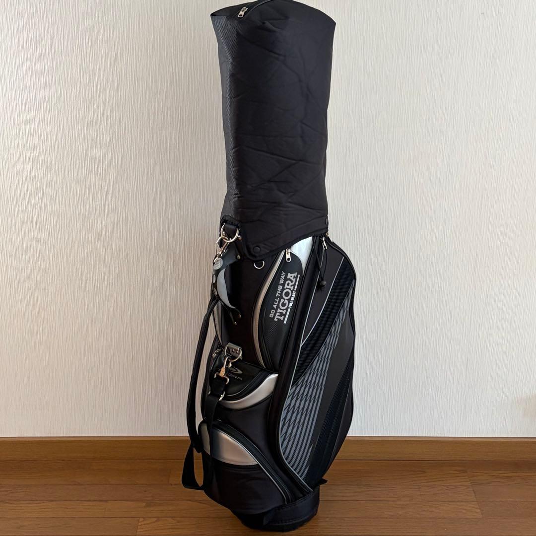 TIGORA 軽量 キャディバッグ 9型 ブラック