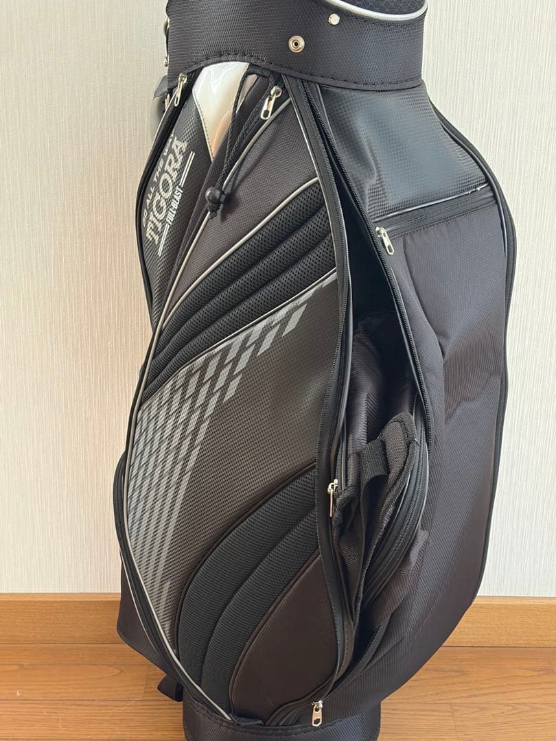 TIGORA 軽量 キャディバッグ 9型 ブラック