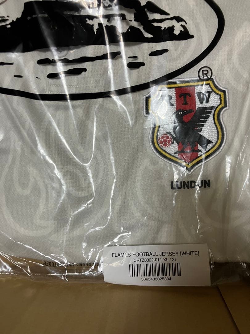 ウェア crtz corteiz FLAMES FOOTBALL JERSEY XL