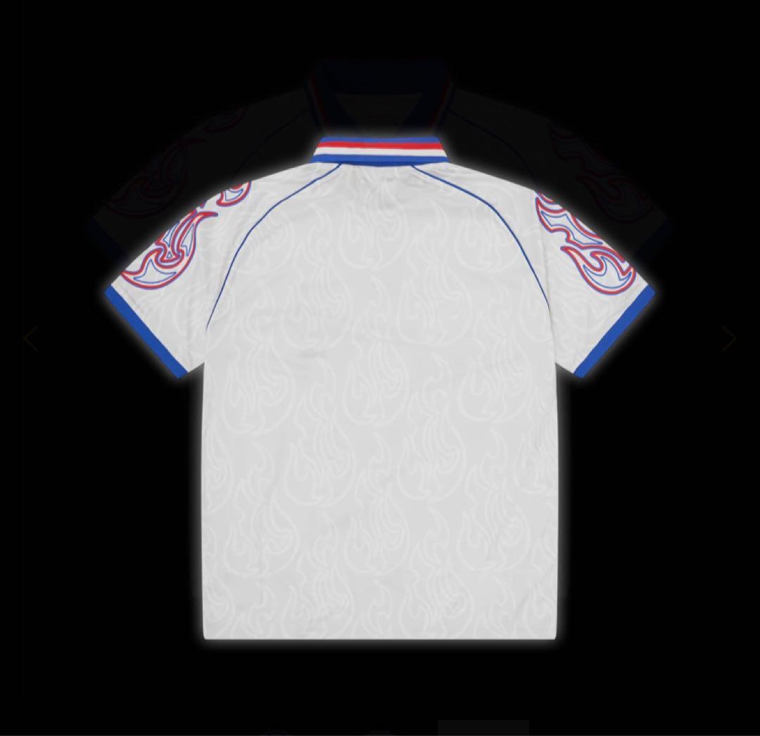 ウェア crtz corteiz FLAMES FOOTBALL JERSEY XL