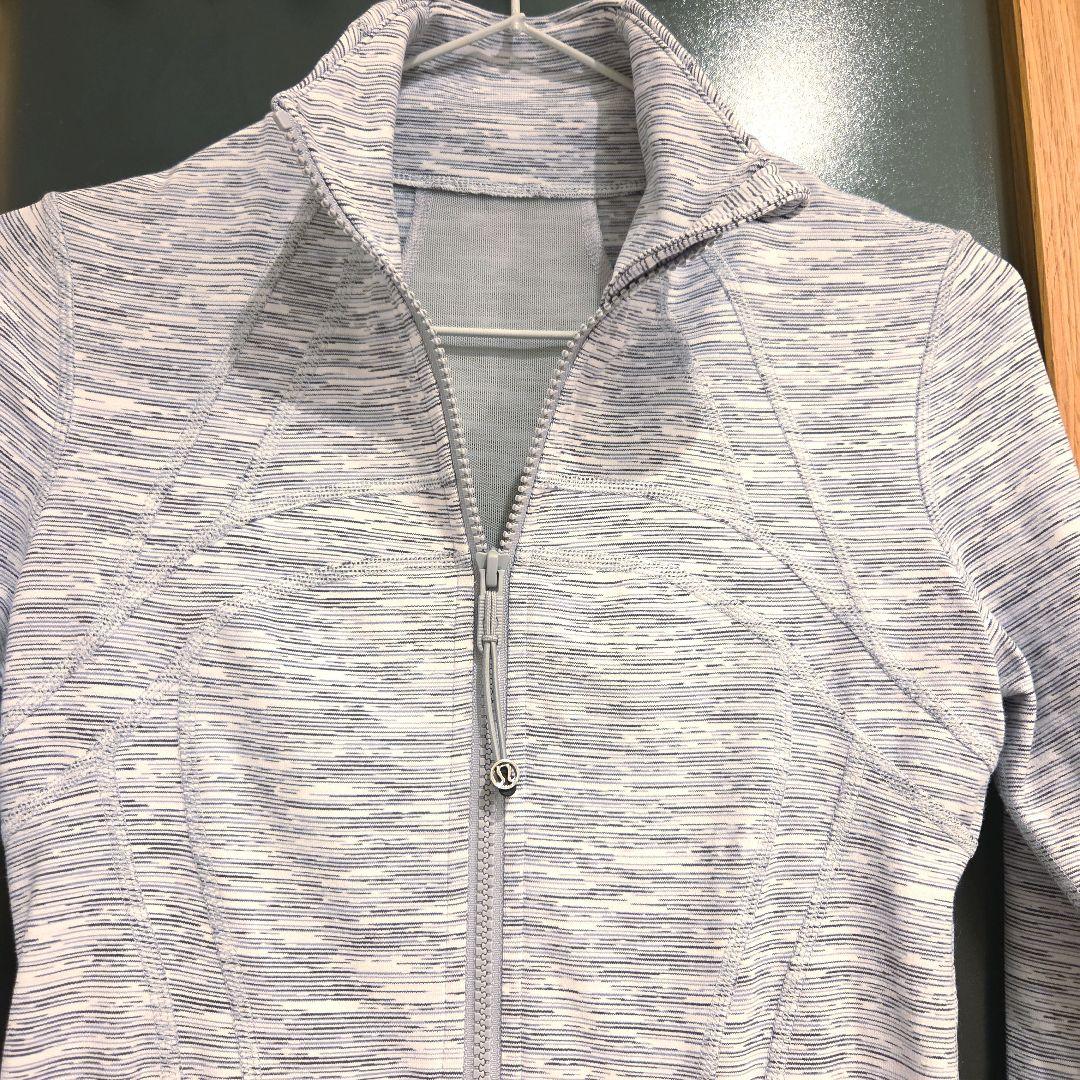 美品　ルルレモン　Define Jaket 　4 ライトグレー　Luon