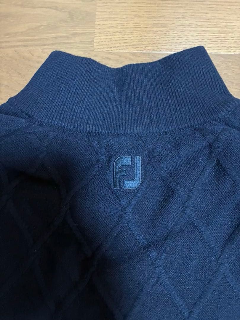 FootJoy ネイビー ハーフジップ セーター