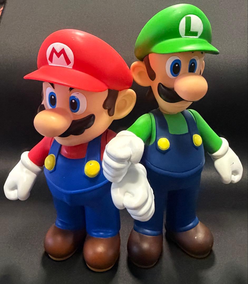 【2体セット】スーパーマリオ ビッグ フィギュア