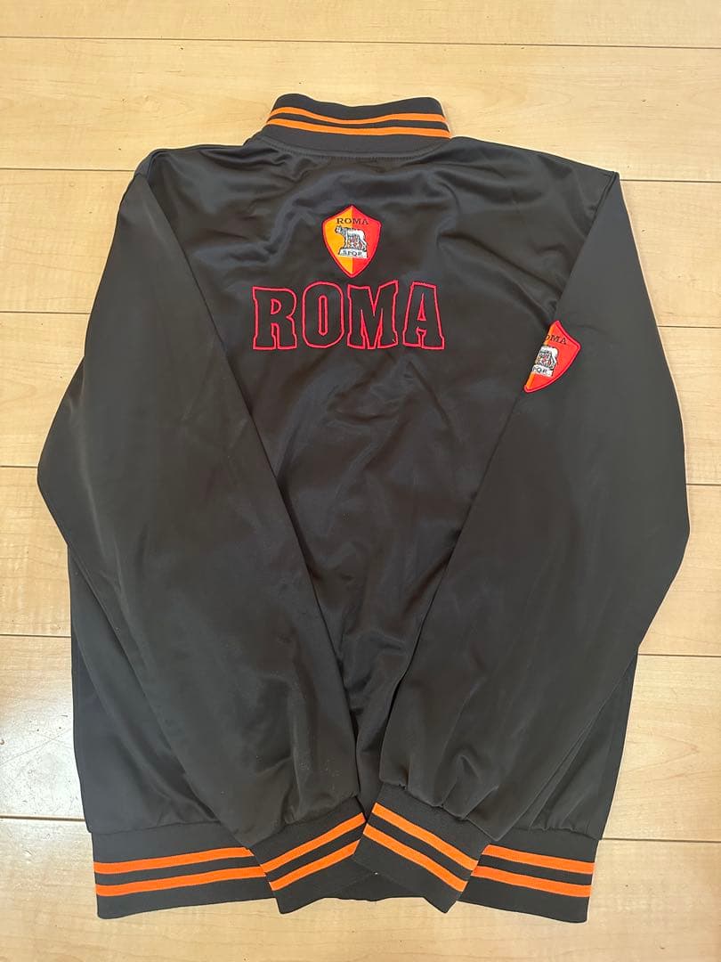 90s 00s AS Roma ジャージ 2XL 黒