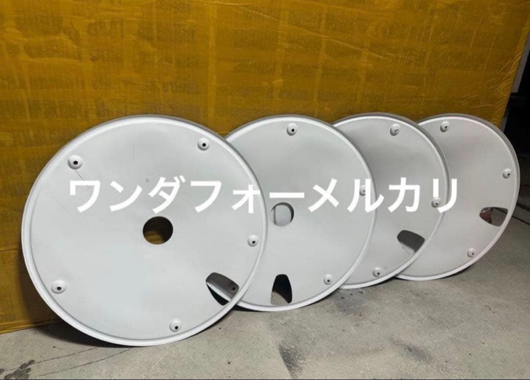 自転車ホイールカバー20インチプラスティックblack4枚セット取り付けネジなし