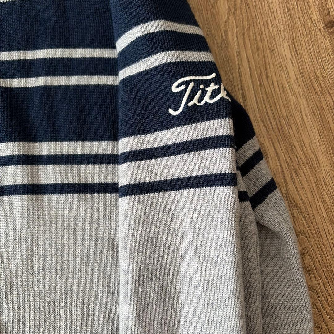 Titleist メンズセーター LL グレー/ネイビー