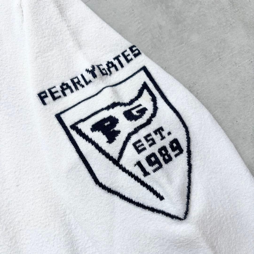 PEARLEY GATES パーリーゲイツ タートルネックニットセーター ロゴ