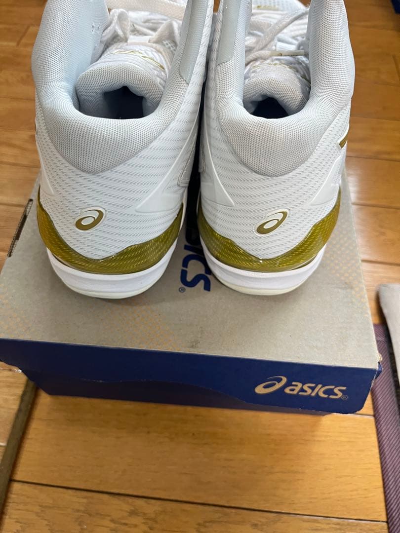 asics GELBURST 20 ホワイト/ゴールド