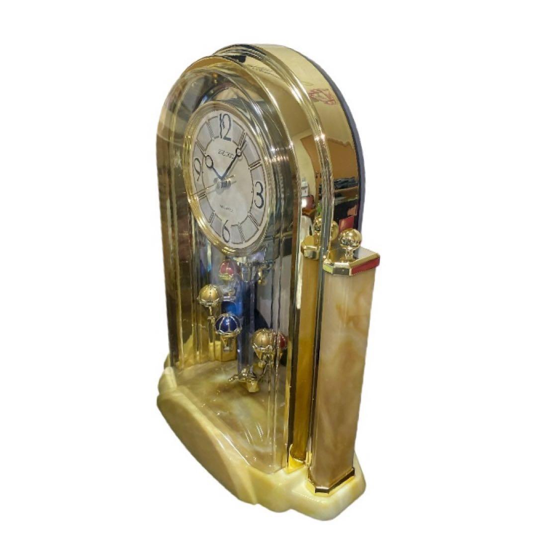 SEIKO セイコー クオーツ クロック 回転飾りつき