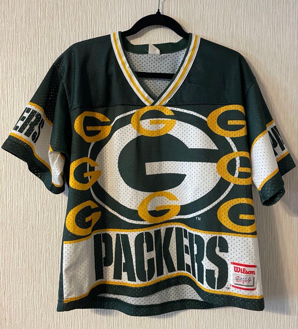 ビンテージ 90s NFL PACKERS メンズM ユニフォーム　ゲームシャツ