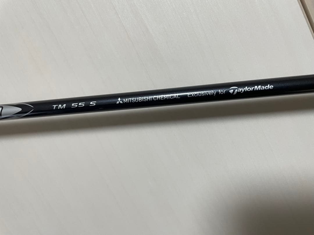 テーラーメイド　Qi35純正ドライバー用シャフト　ディアマナシルバーTM55 S