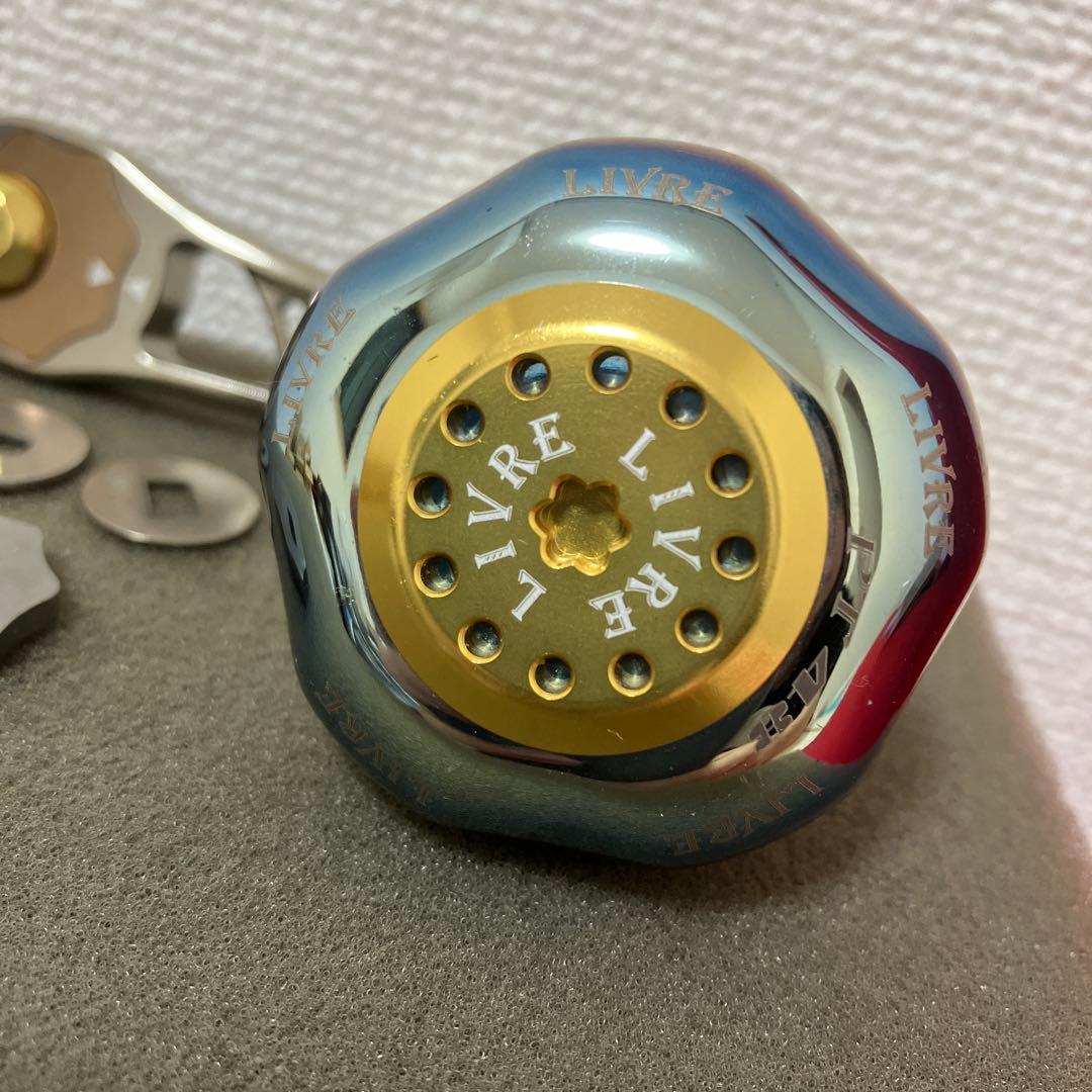 リブレ⭐︎シマノ右ナット付き☆BJPT67⭐︎チタンP+ゴールドG⭐︎A-26