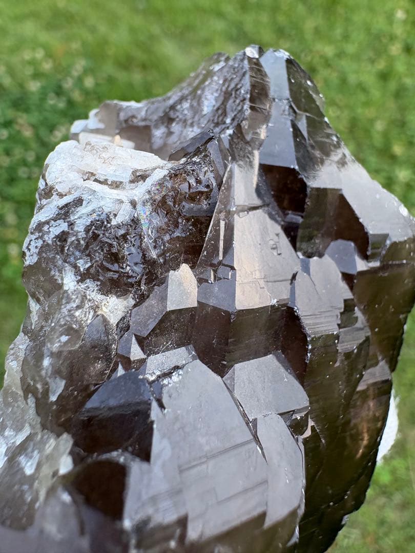 【匿名発送】スカルドゥ産　スモーキー水晶（カテドラル）