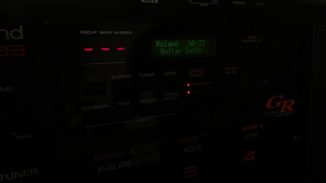 Roland ローランド ギター シンセサイザー GR-33 GR 33