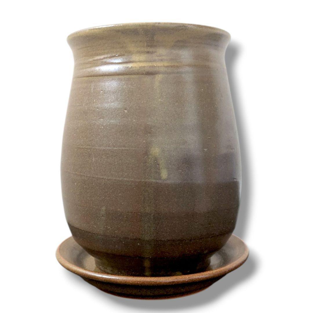 BROWN by 2-tacs POTTERY SERIES 陶器プランター 茶