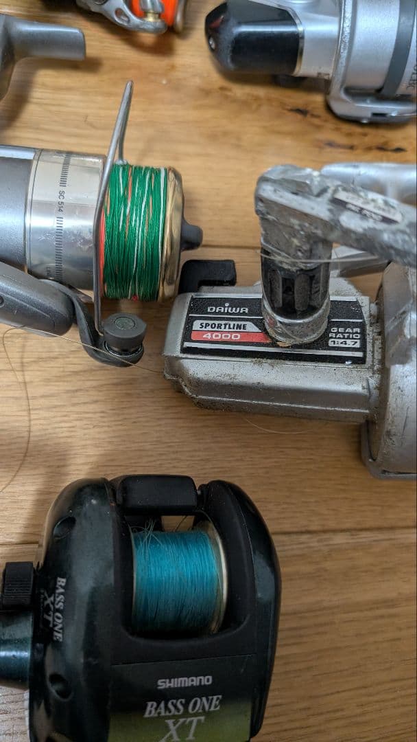 SHIMANO DAIWAスピニングリール14個まとめ売り