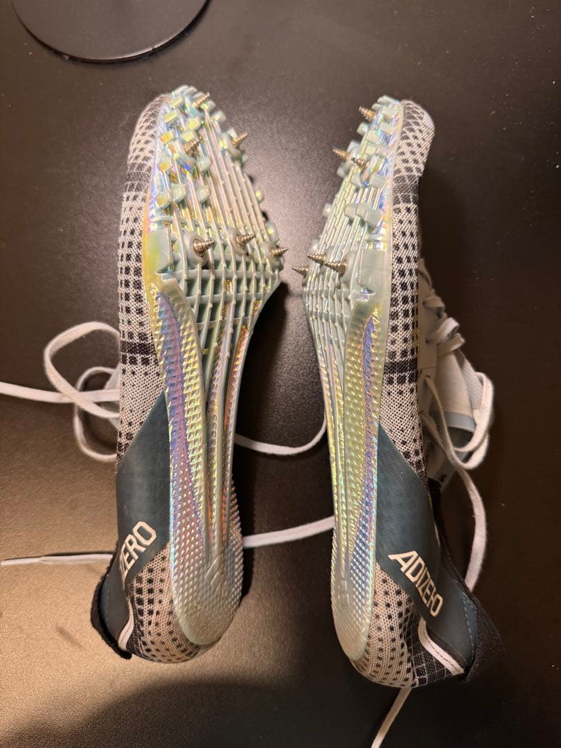 ADIZERO フィネス 薄底 27.0cm 3段ピン付属