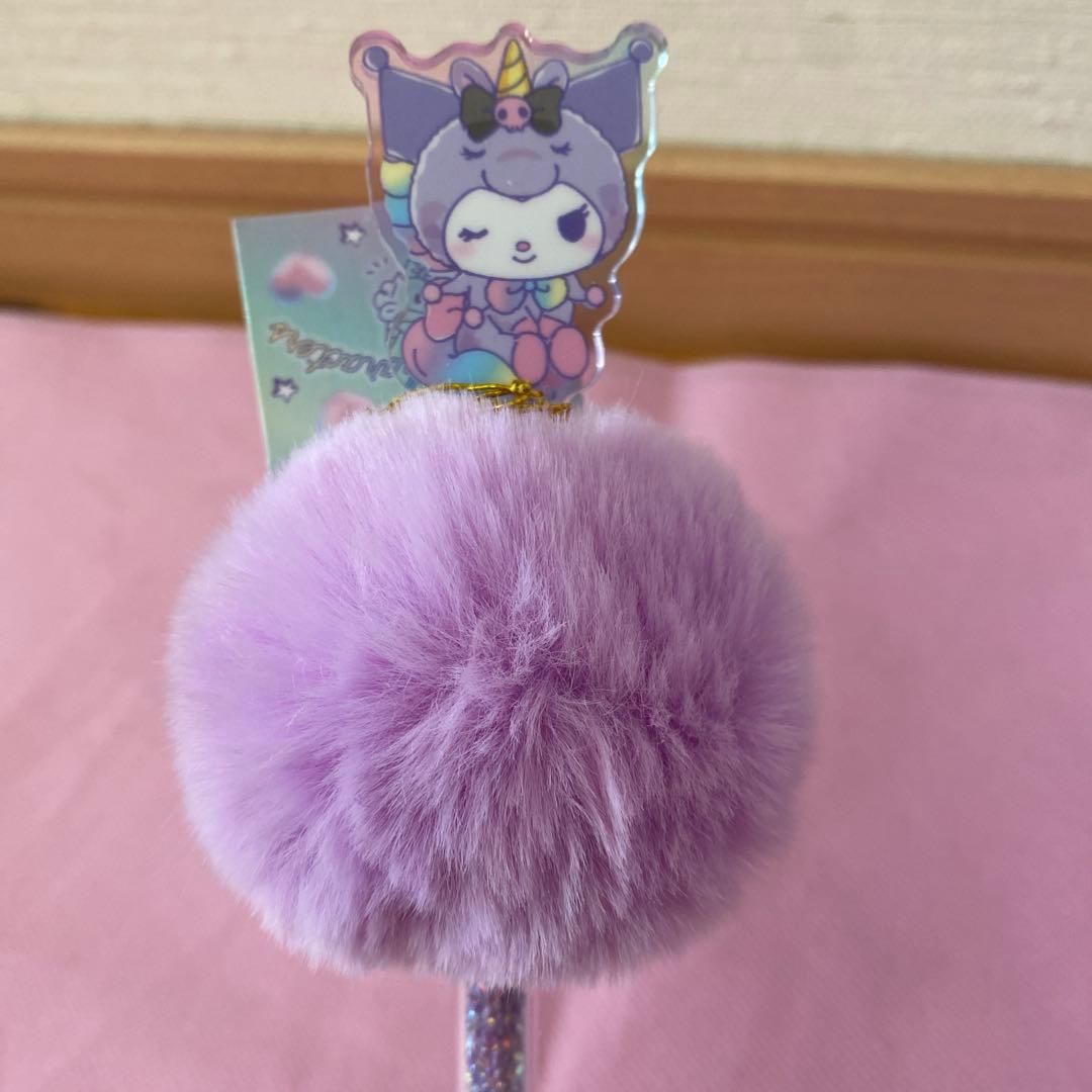 サンリオ ハローキティ マイメロディ クロミ ボールペン ファー付きボールペン