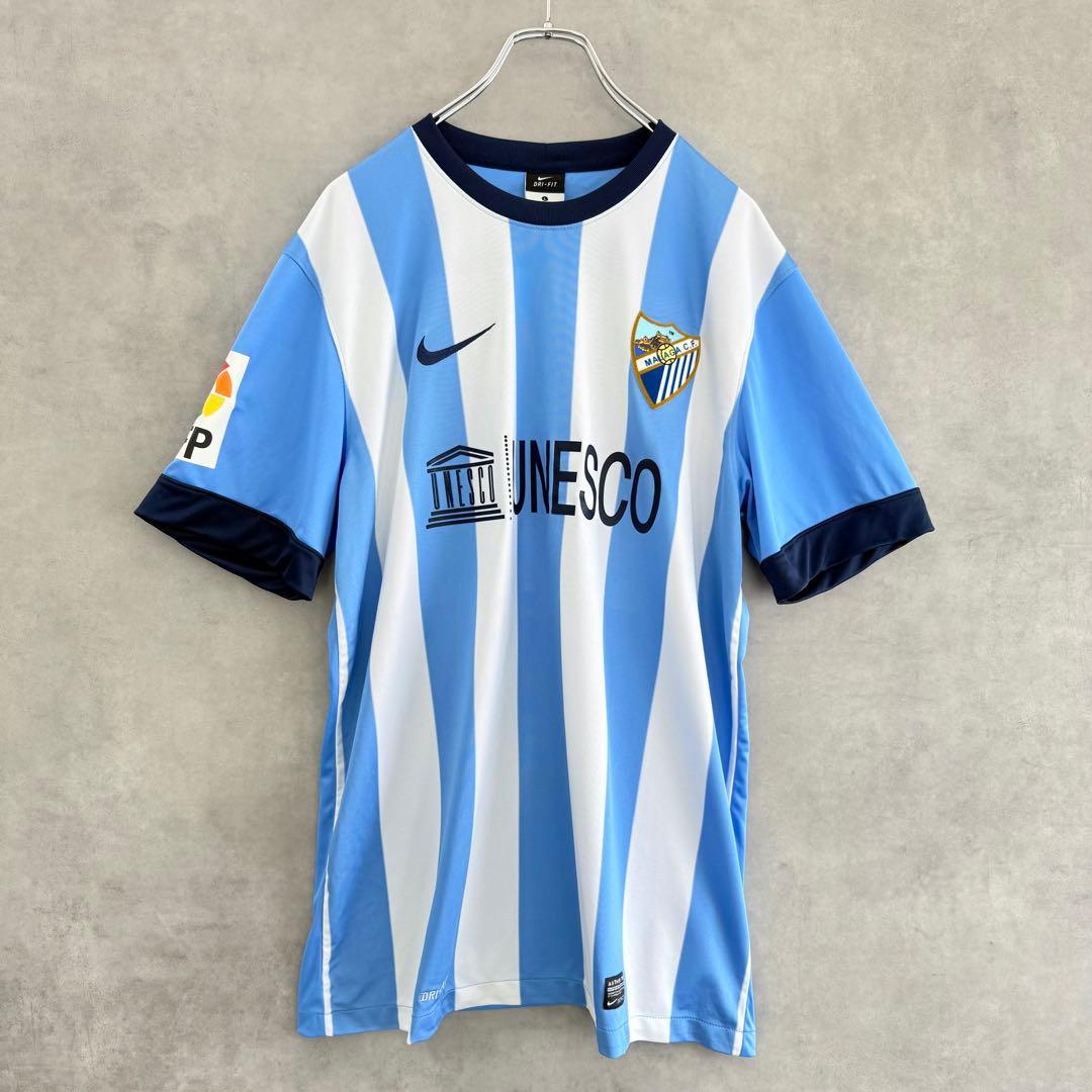 美品 NIKE ナイキ MALAGA C.F マラガ ユニフォーム ゲームシャツ