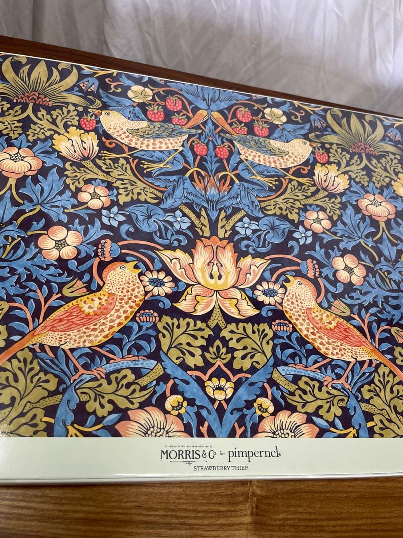 Morris & Co いちご泥棒 プレースマット　コルクバック　4枚 新品