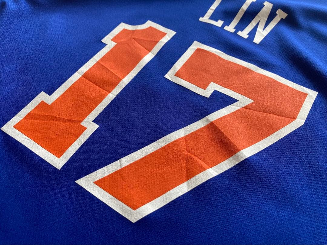あ*ぼ様 《adidas NBA》NYニックス　ジェレミーリン　バスケ ゲームシ