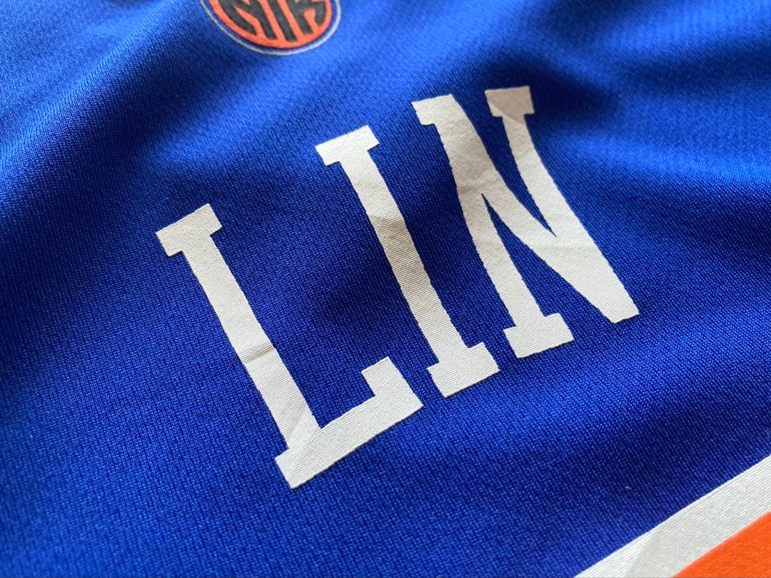 あ*ぼ様 《adidas NBA》NYニックス　ジェレミーリン　バスケ ゲームシ