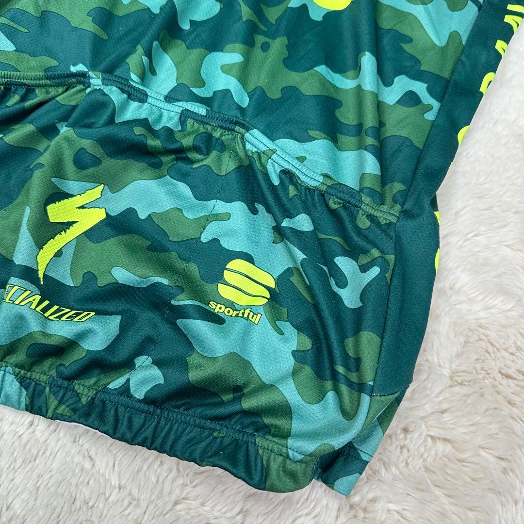 ✨美品✨Sportful ティンコフサクソ 迷彩 プロチームジャージ 伊製 XL
