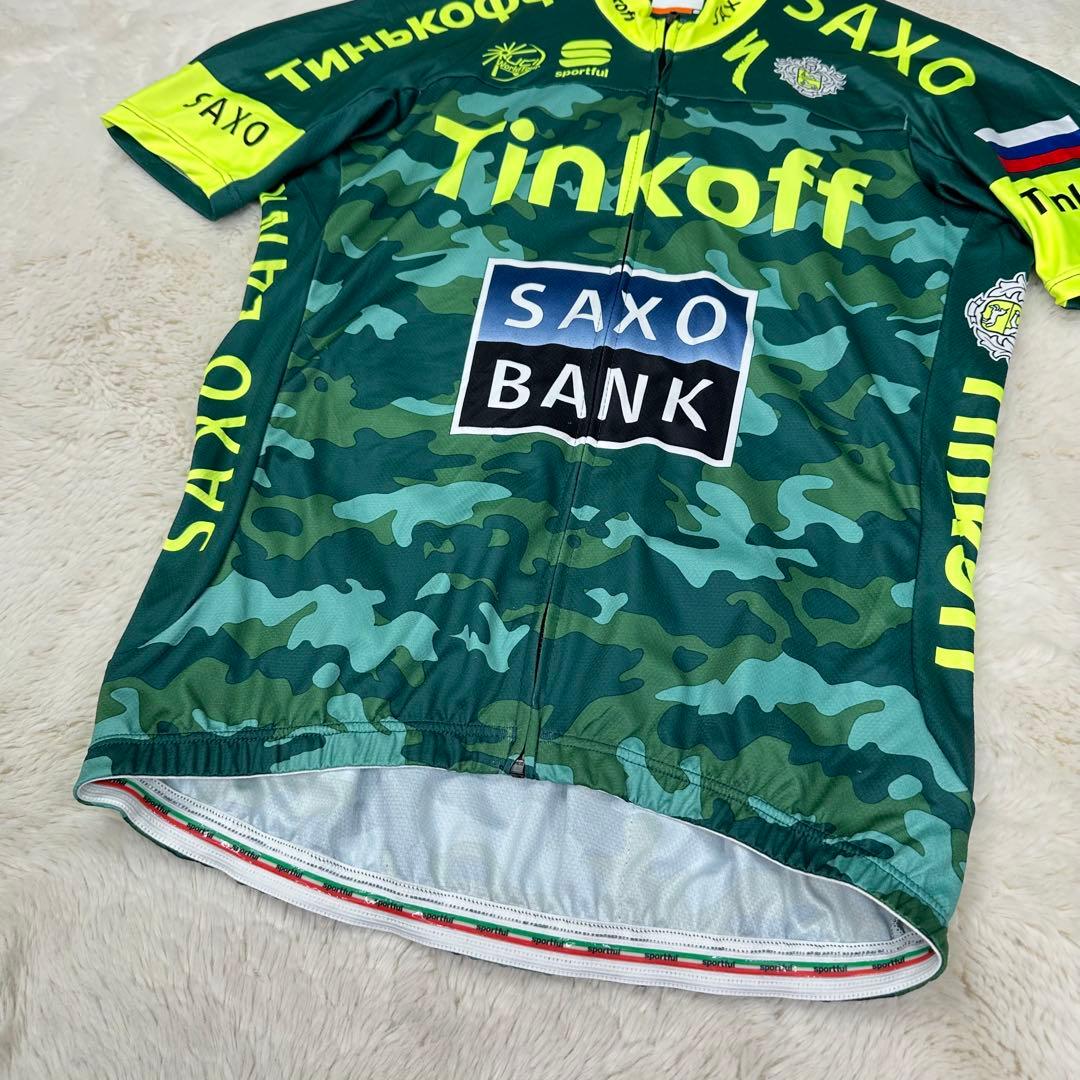 ✨美品✨Sportful ティンコフサクソ 迷彩 プロチームジャージ 伊製 XL